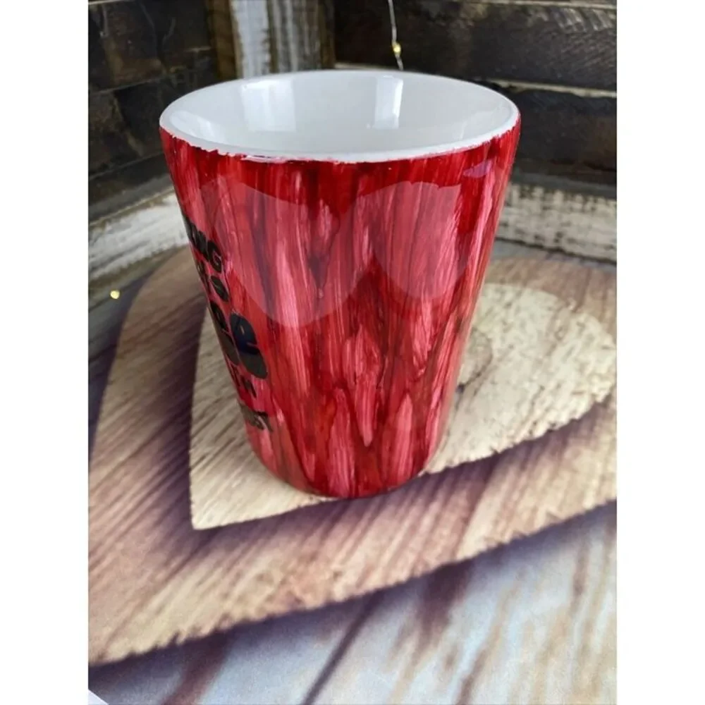 Handmade red wood